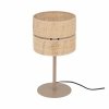 Lampka nocna stołowa abażurowa beżowa słomkowa boho nowoczesna minimalistyczna klasyczna dekoracyjna CALMA 16178 TK-LIGHTING